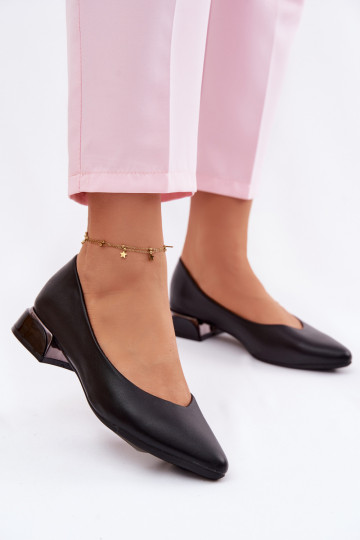 Balerinos Ant žemo kulno Vinceza 62280 juodos spalvos 2