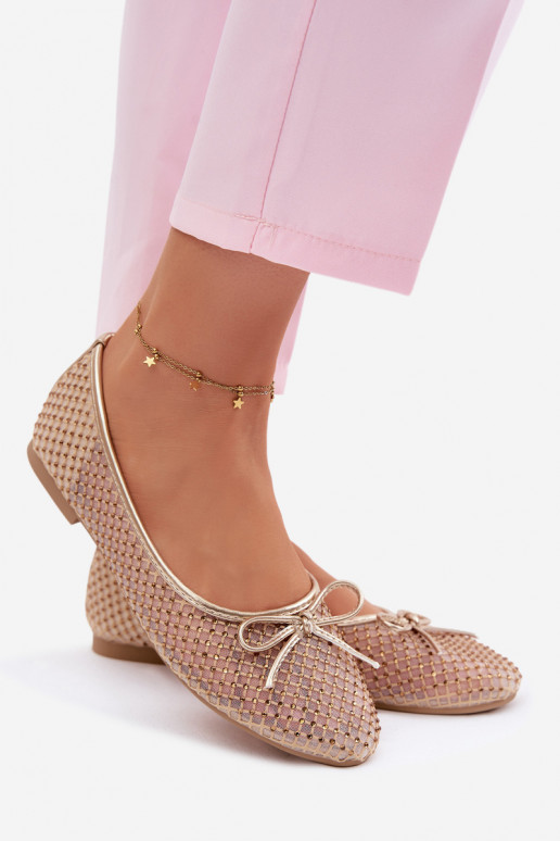 Tinklelis Balerinos Su dekoracija Vinceza 62270 aukso spalvos