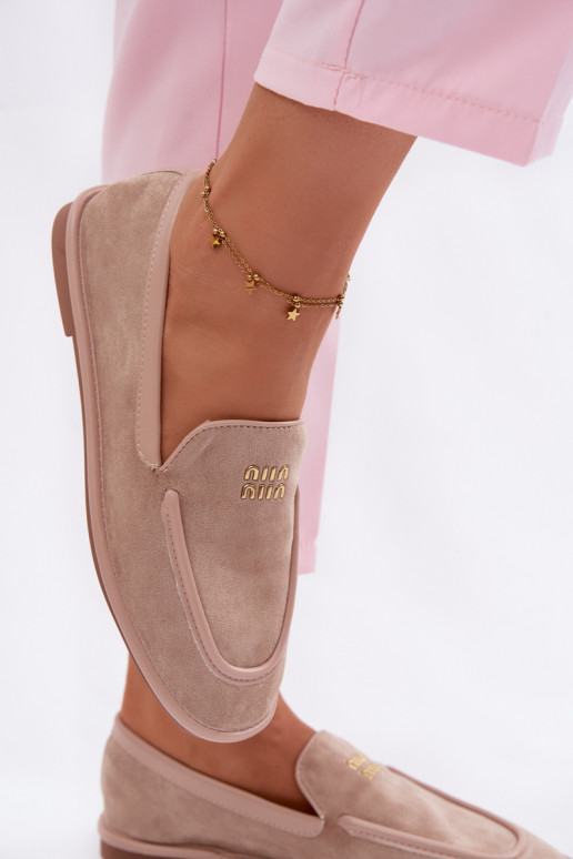 lygiapadžiai moteriški mokasinaisuLamóĮką Vinceza 62271 smėlio spalvos