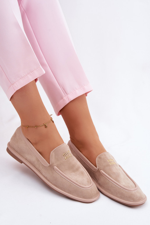 lygiapadžiai moteriški mokasinaisuLamóĮką Vinceza 62271 smėlio spalvos