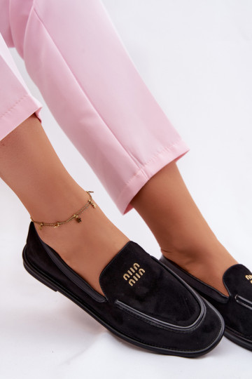 lygiapadžiai moteriški mokasinaisuLamóĮką Vinceza 62271 juodos spalvos