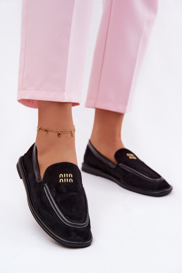 lygiapadžiai moteriški mokasinaisuLamóĮką Vinceza 62271 juodos spalvos 2