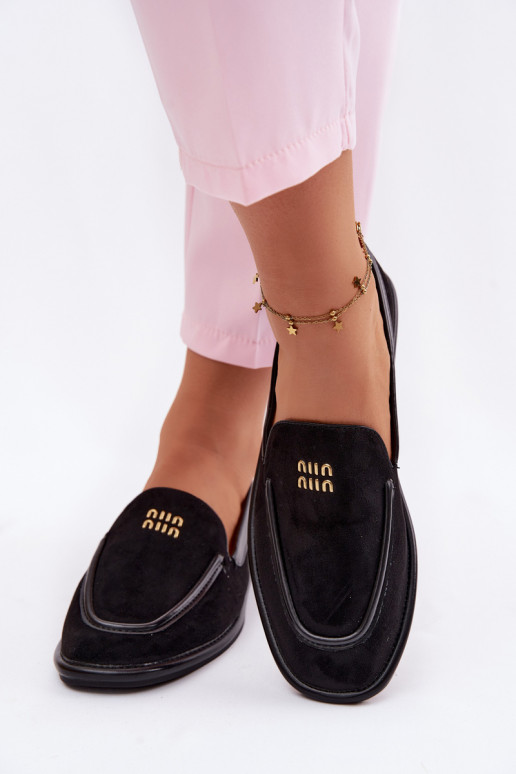 lygiapadžiai moteriški mokasinaisuLamóĮką Vinceza 62271 juodos spalvos