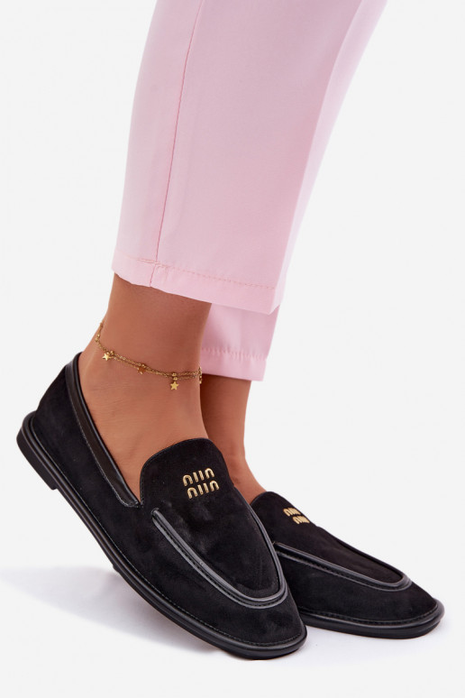 lygiapadžiai moteriški mokasinaisuLamóĮką Vinceza 62271 juodos spalvos