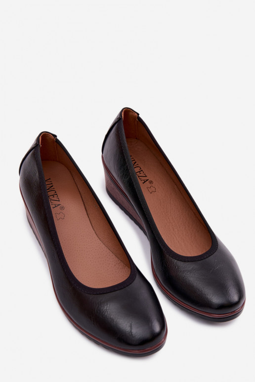 batai Moteriškas su platforma Vinceza 58628 juodos spalvos