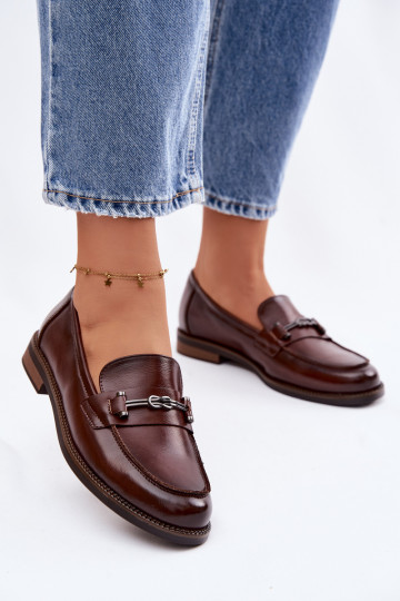 moteriški mokasinai Oda Vinceza 18132 rudos spalvos 2