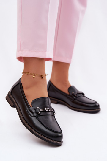 moteriški mokasinai Oda Vinceza 18132 juodos spalvos