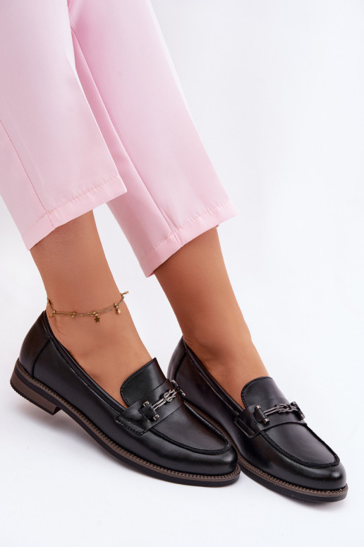 moteriški mokasinai Oda Vinceza 18132 juodos spalvos