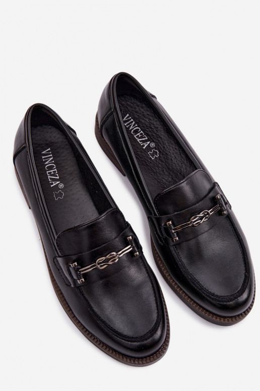 moteriški mokasinai Oda Vinceza 18132 juodos spalvos