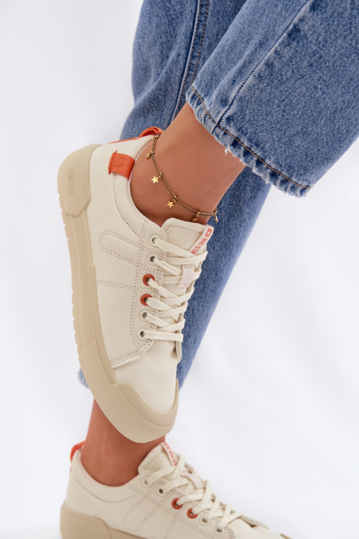 Laisvalaikio bateliai Big Star NN274445 Memory Foam System smėlio spalvos