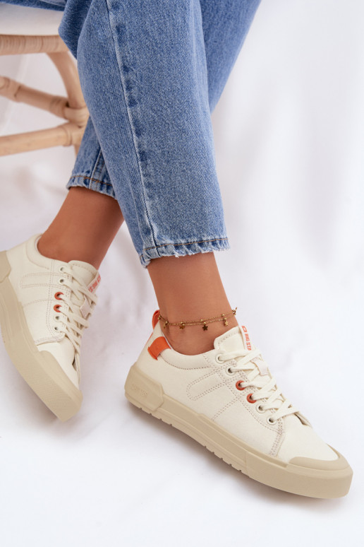 Laisvalaikio bateliai Big Star NN274445 Memory Foam System smėlio spalvos