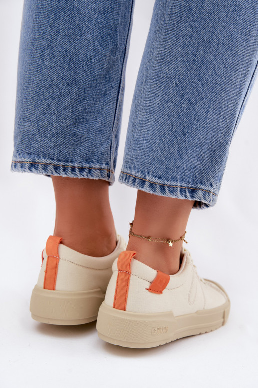 Laisvalaikio bateliai Big Star NN274445 Memory Foam System smėlio spalvos