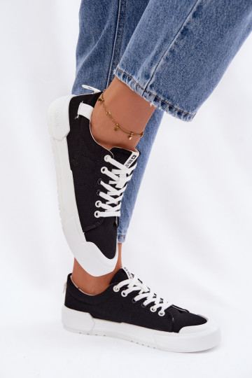 Laisvalaikio bateliai Big Star NN274446 Memory Foam System juodos spalvos