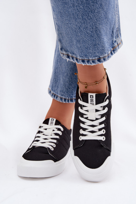 Laisvalaikio bateliai Big Star NN274446 Memory Foam System juodos spalvos