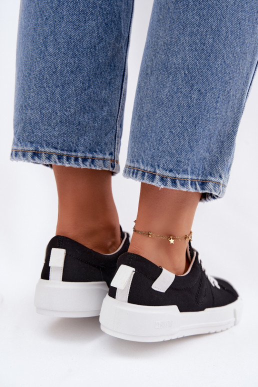 Laisvalaikio bateliai Big Star NN274446 Memory Foam System juodos spalvos