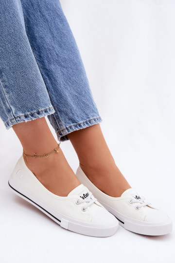 Sportbačiai Laisvalaikio bateliai Lee Cooper LCIN-26-31-4356 baltos spalvos