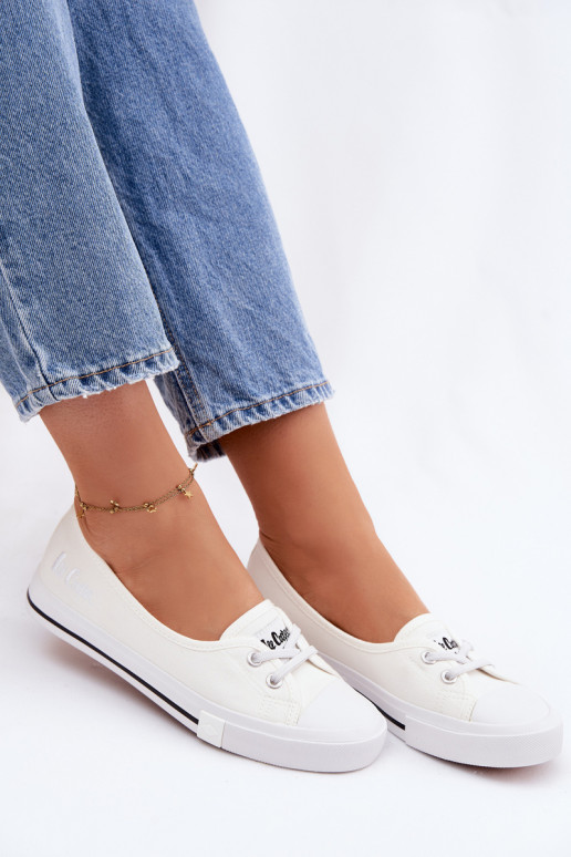 Sportbačiai Laisvalaikio bateliai Lee Cooper LCIN-26-31-4356 baltos spalvos