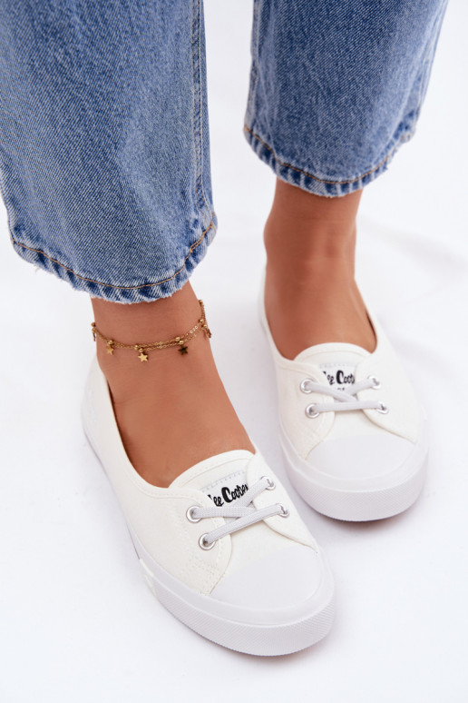 Sportbačiai Laisvalaikio bateliai Lee Cooper LCIN-26-31-4356 baltos spalvos