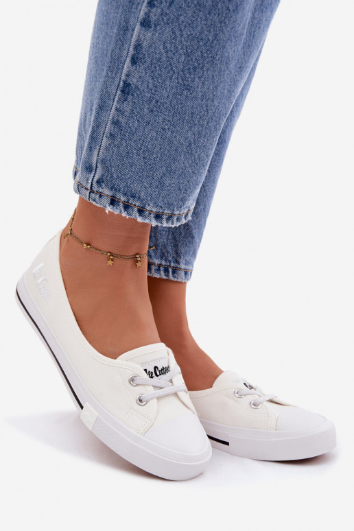 Sportbačiai Laisvalaikio bateliai Lee Cooper LCIN-26-31-4356 baltos spalvos