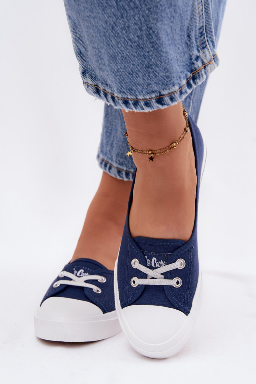 Sportbačiai Laisvalaikio bateliai Lee Cooper LCIN-26-31-4355 tamsiai mėlynos spalvos