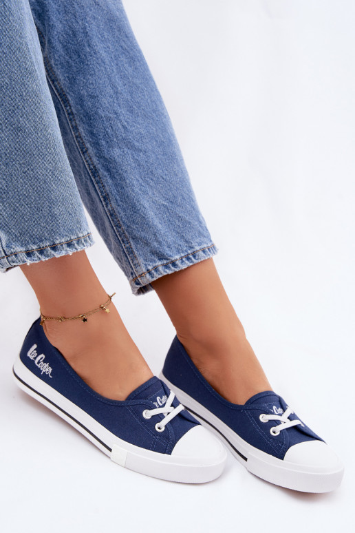 Sportbačiai Laisvalaikio bateliai Lee Cooper LCIN-26-31-4355 tamsiai mėlynos spalvos