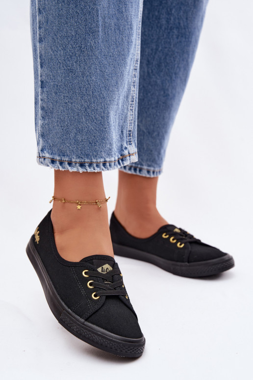 Sportbačiai Laisvalaikio bateliai Lee Cooper LCIN-26-02-4045 juodos spalvos