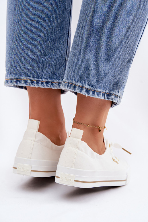 Laisvalaikio bateliai Lee Cooper LCIN-26-02-4050 baltos spalvos