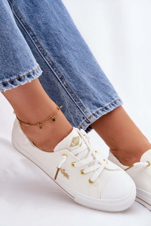 Laisvalaikio bateliai Lee Cooper LCIN-26-02-4050 baltos spalvos