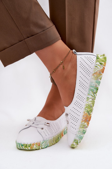 Oda batai Moteriškas S.Barski GR61-5970 baltos spalvos