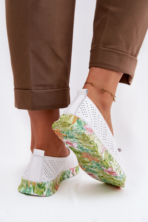 Oda batai Moteriškas S.Barski GR61-5970 baltos spalvos