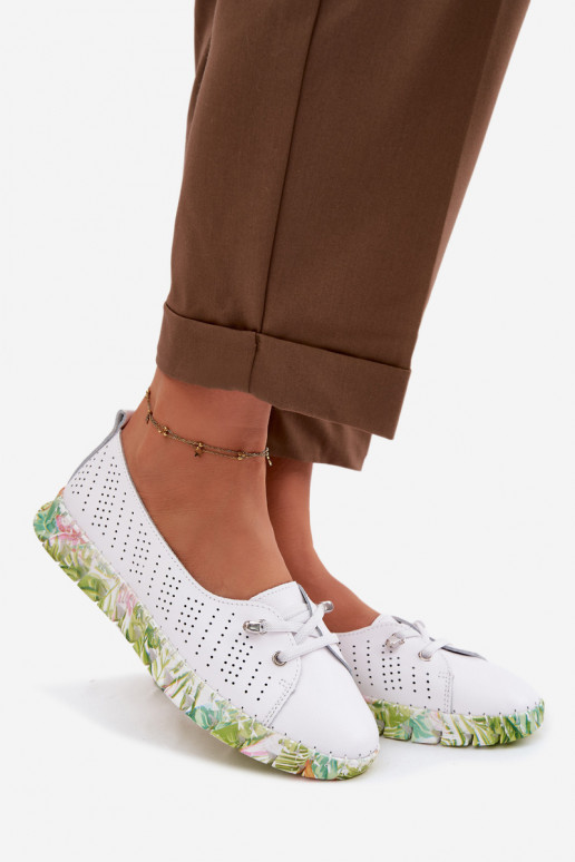 Oda batai Moteriškas S.Barski GR61-5970 baltos spalvos