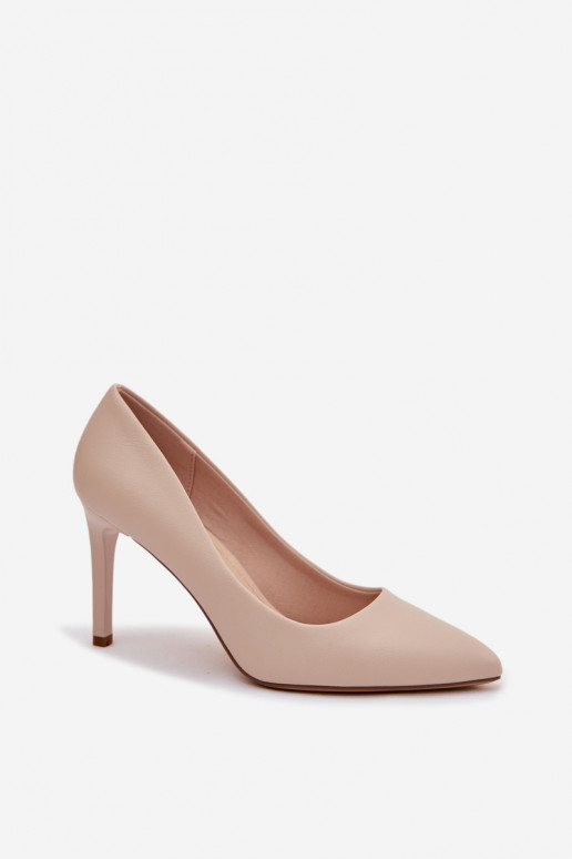 Eko Oda aukštakulniai bateliai Sergio Leone 1339 dramblio kaulo spalvos