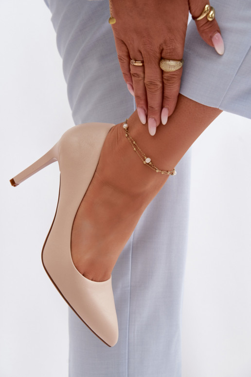 Eko Oda aukštakulniai bateliai Sergio Leone 1339 dramblio kaulo spalvos