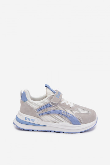 Vaikiški sportbačiai Big Star TT374153 HI-POLY SYSTEM baltos-mėlynos spalvos 2