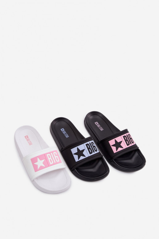 Šlepetės Vaikiški Big Star TT374A002 Baltos-rožinės spalvos