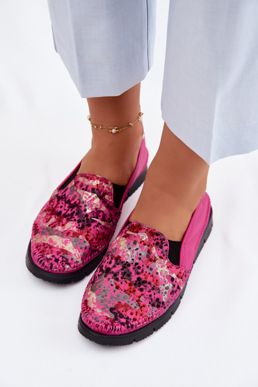 Moteriški odiniai užsegami batai Tai turiciejka 03512-73 rožinės spalvos