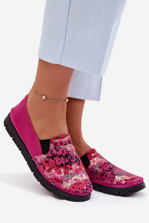 Moteriški odiniai užsegami batai Tai turiciejka 03512-73 rožinės spalvos