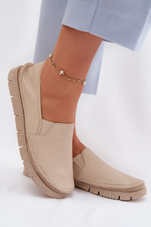 Moteriški odiniai užsegami batai Tai turiciejka 03512-04 smėlio spalvos