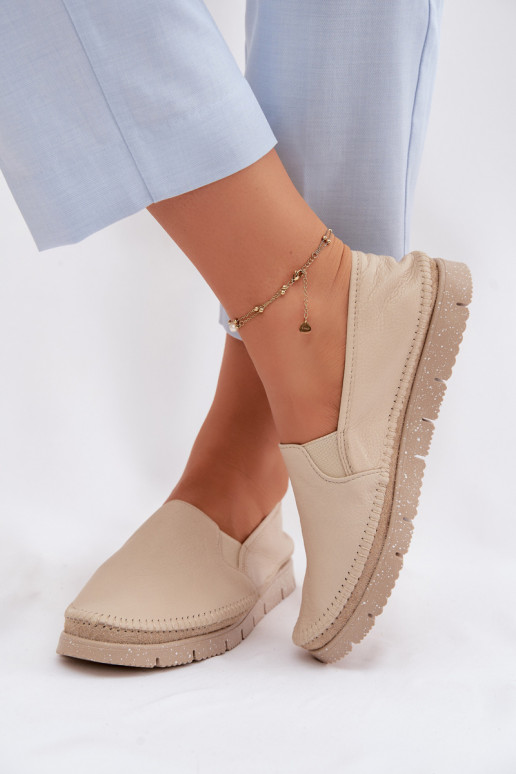 Moteriški odiniai užsegami batai Tai turiciejka 03512-04 smėlio spalvos