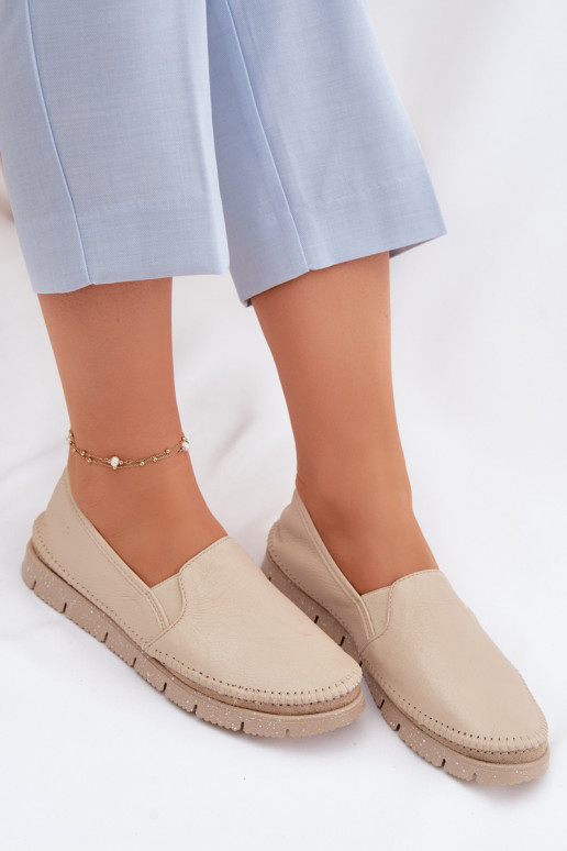 Moteriški odiniai užsegami batai Tai turiciejka 03512-04 smėlio spalvos