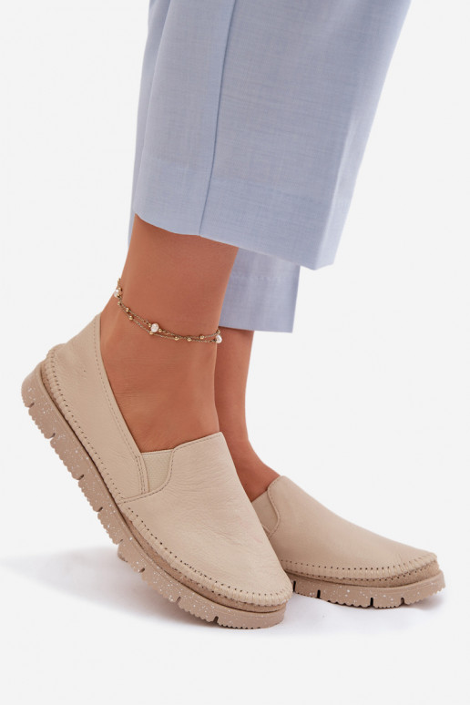 Moteriški odiniai užsegami batai Tai turiciejka 03512-04 smėlio spalvos