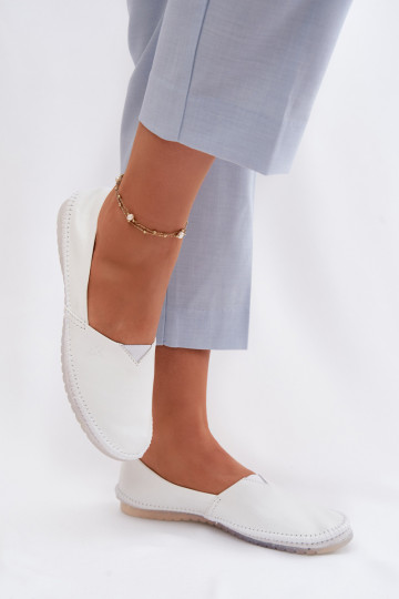 Moteriškas Balerinos Tai turiciejka 01930-11 baltos spalvos