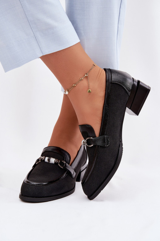 batai Moteriškas su kulniukais Su puošniais Detalem juodos spalvos Meliva