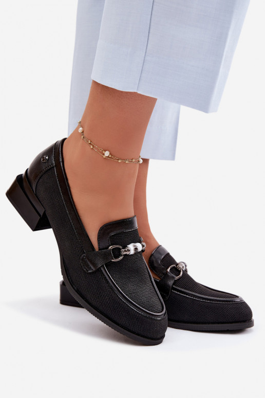 batai Moteriškas su kulniukais Su puošniais Detalem juodos spalvos Meliva