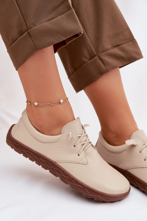 Oda batai Barefoot Moteriškas Zazoo 10189 smėlio spalvos