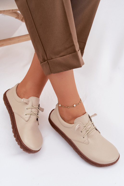 Oda batai Barefoot Moteriškas Zazoo 10189 smėlio spalvos