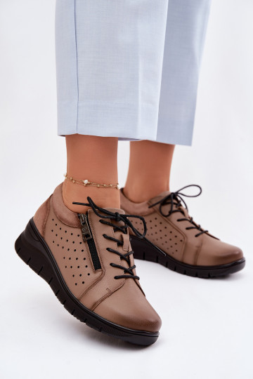 Oda batai Moteriškas su platforma Vinceza 39977 smėlio spalvos 2