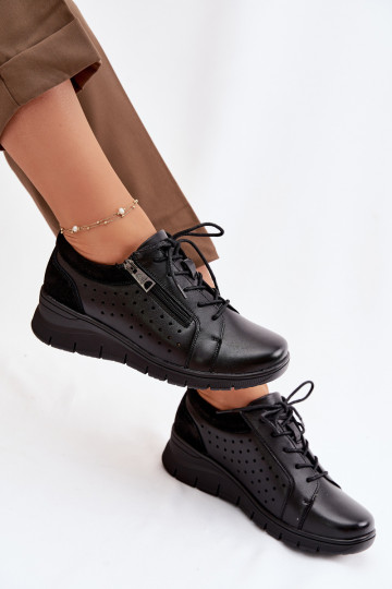 Oda batai Moteriškas su platforma Vinceza 39977 juodos spalvos