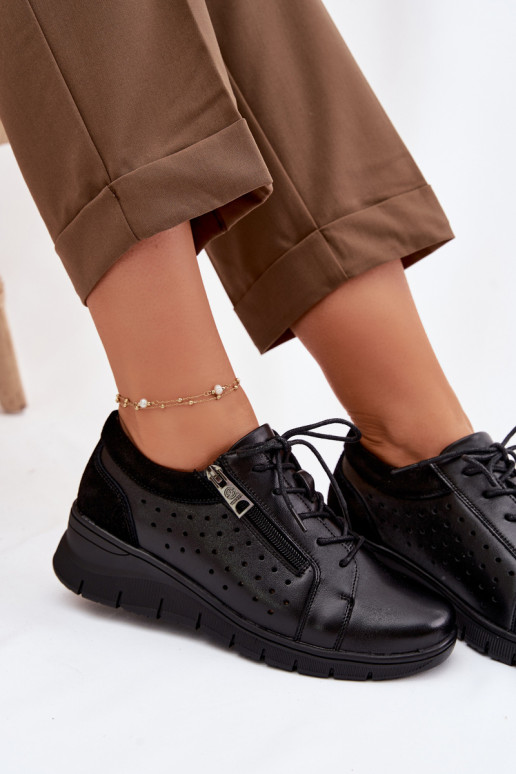 Oda batai Moteriškas su platforma Vinceza 39977 juodos spalvos