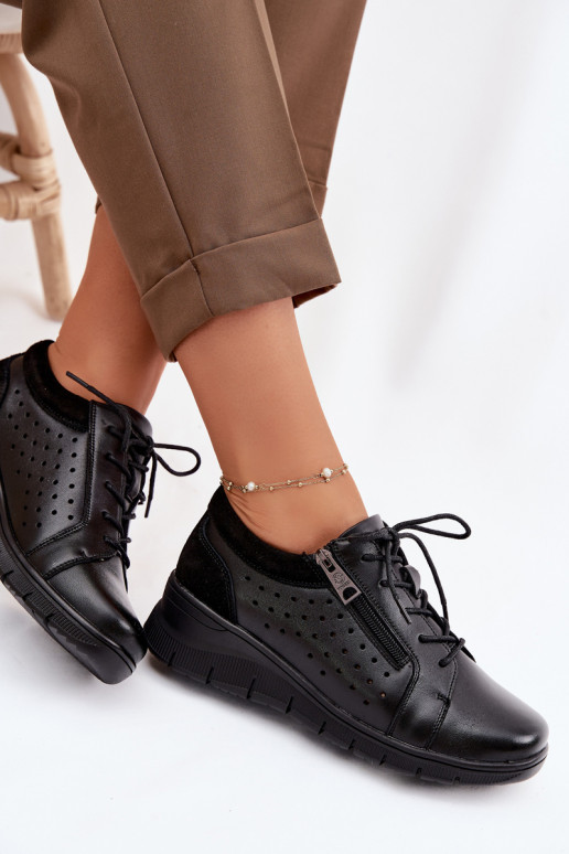 Oda batai Moteriškas su platforma Vinceza 39977 juodos spalvos